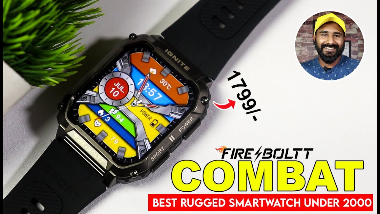 Fireboltt Combat | Best Rugged Smartwatch Under 2000 |  Malayalam Unboxing & Review | Deepak J Bhasi