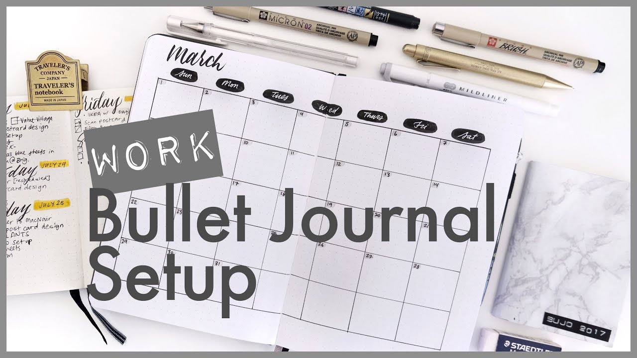2019 Bullet Journal Setup | Work + Teacher BUJO