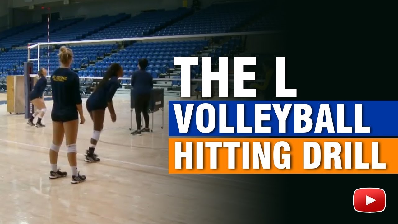 Inside Volleyball Practice - The L Hitting Drill - Coach Ashlie Hain