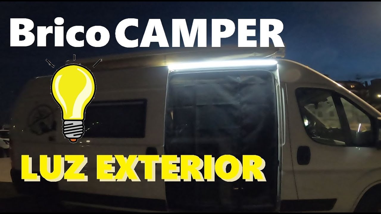 LUZ EXTERIOR CAMPER. AITANA VIAJERA BRICOS. DIY