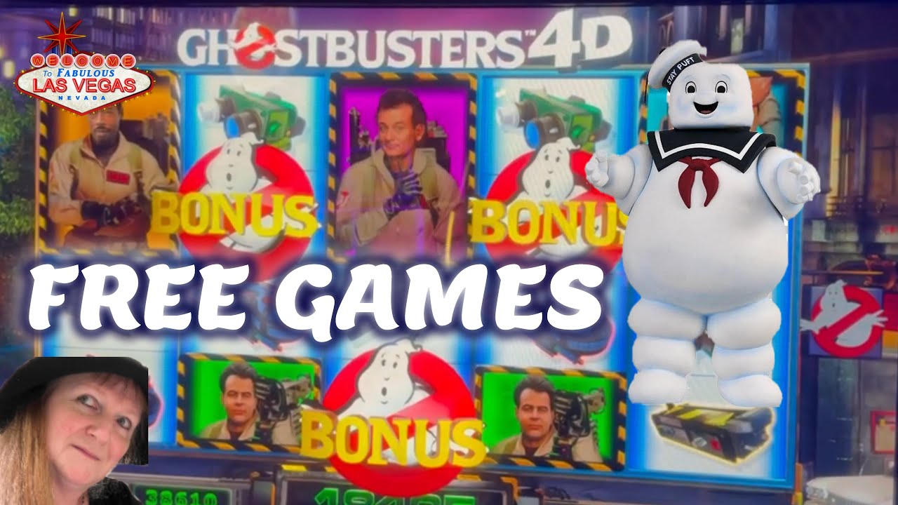 HUGE WIN After Crossing the Streams on Ghostbusters 4D slots