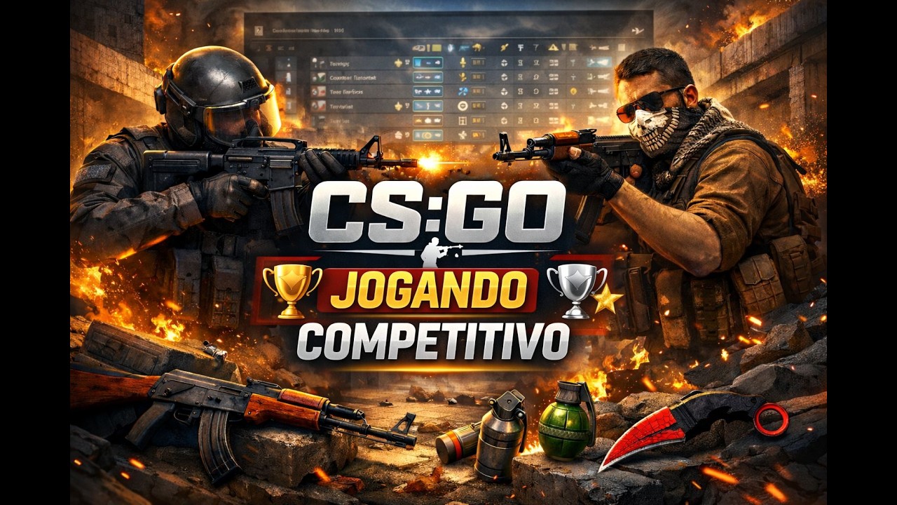 CS:2 Competitivo Perdemos essa partida (PARTE 4)