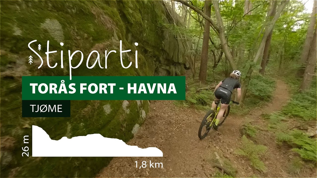 Stisykling på Tjøme I Superfin flytsti som starter ved Torås Fort og ned til Scandic Havna