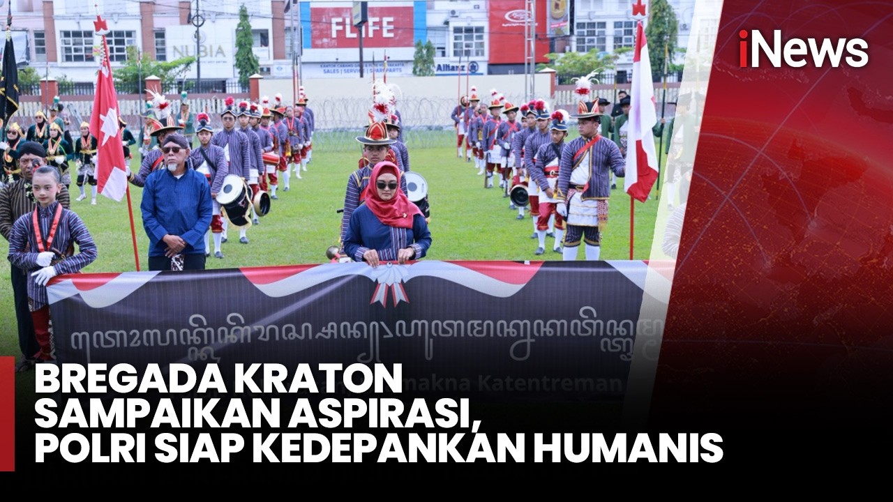Aksi Budaya untuk Yogya Damai, Bregada Kraton Sampaikan Aspirasi di Polda DIY | iNews Pagi 28/2