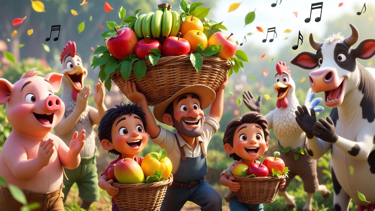 Canciones de la Granja – Diversión Musical con Animales del Campo 🎶🐑 (Canciones Animadas para Niños)