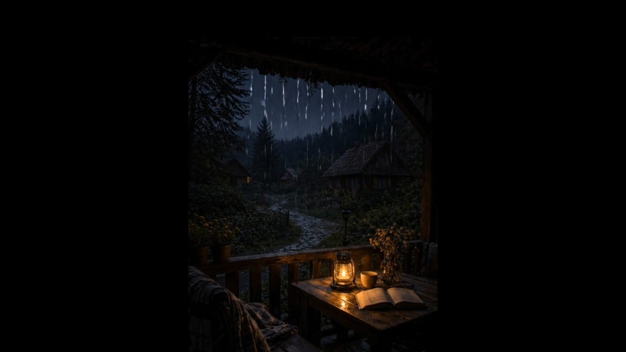Heavy Rain Sounds for Deep Sleep 🌧️ Stress Relief & Relaxing Rain Ambience (No Thunder)