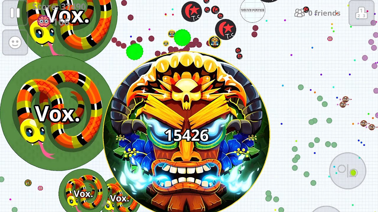 1 Vs 1 REAL VOX! AND CRAZY REVENGE (AGARIO MOBILE)
