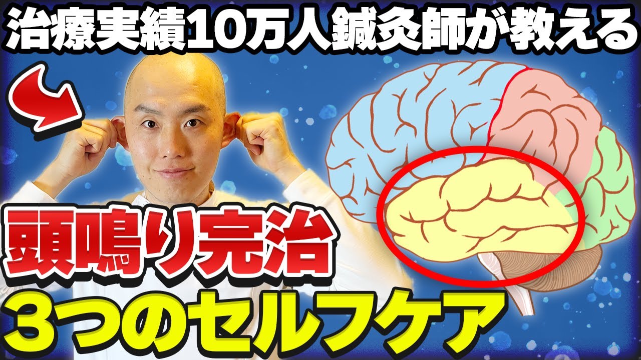 【5分でできる頭鳴りの治し方】薬に頼らない3つのセルフケア｜治療実績10万人鍼灸師が解説