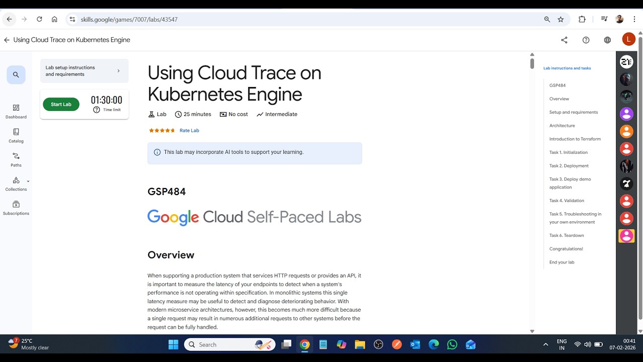 Using Cloud Trace on Kubernetes Engine || Lab Solution || Google Cloud Arcade 2026
