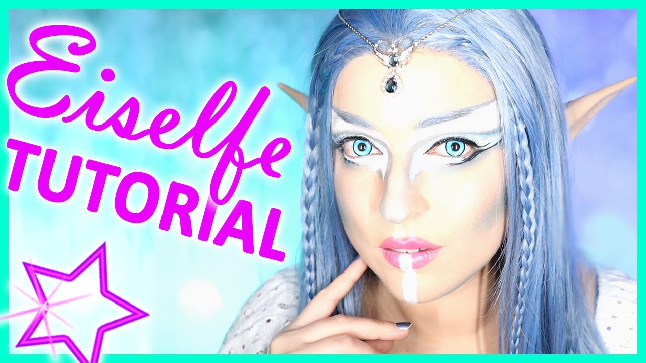 EISELFE 💙 Winter Makeup Tutorial - Cosplay ❄ Fasching ❄ Karneval