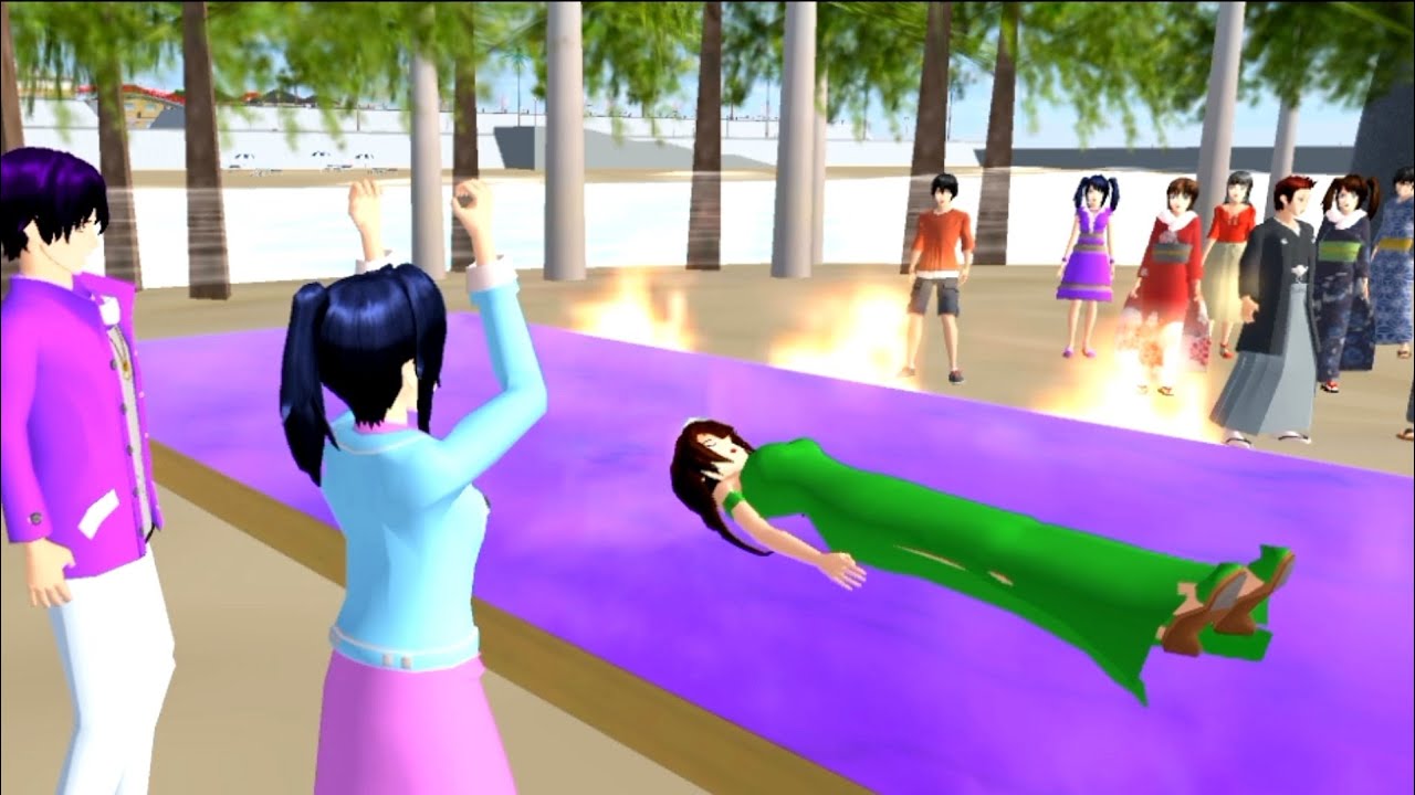 DETIK DETIK VIVI PINGSAN | KKN DESA PENARI #4 | KING AND FRIEND - Drama Sakura School Simulator