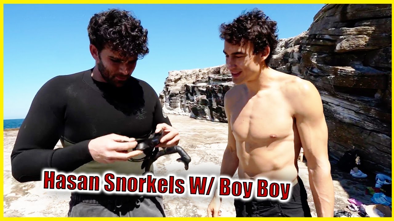 HasanAbi IRL Snorkling In Australia With BoyBoy | Hasan Clip Factory