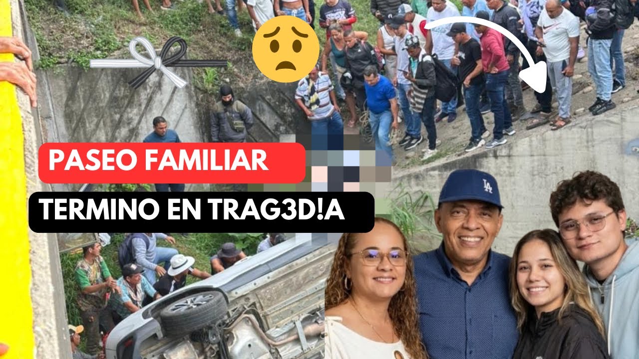 Paseo familiar termin&oacute; en trag3di@ en Colombia 