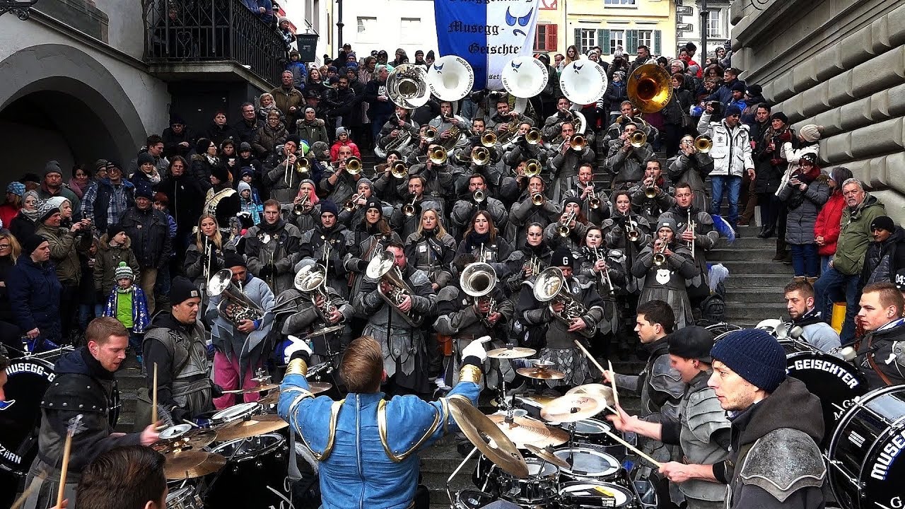 Musegg-Geischter - Luzerner Fasnacht 2018