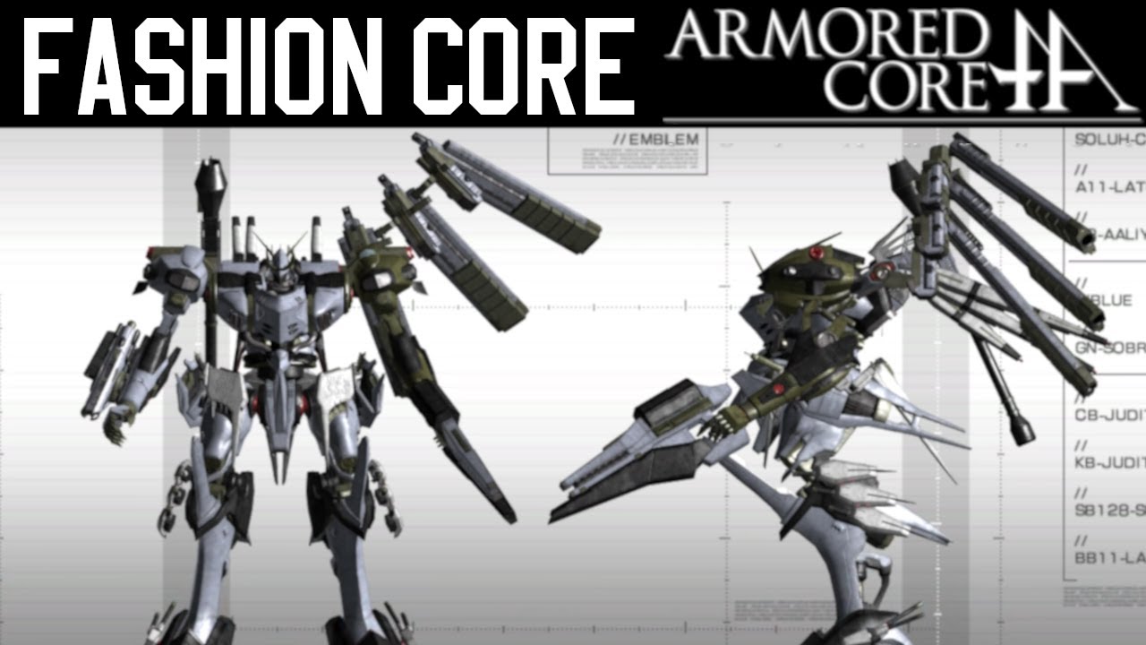 [Armored Core For Answer] Optimized Laser Wing Cannon vs White Glint