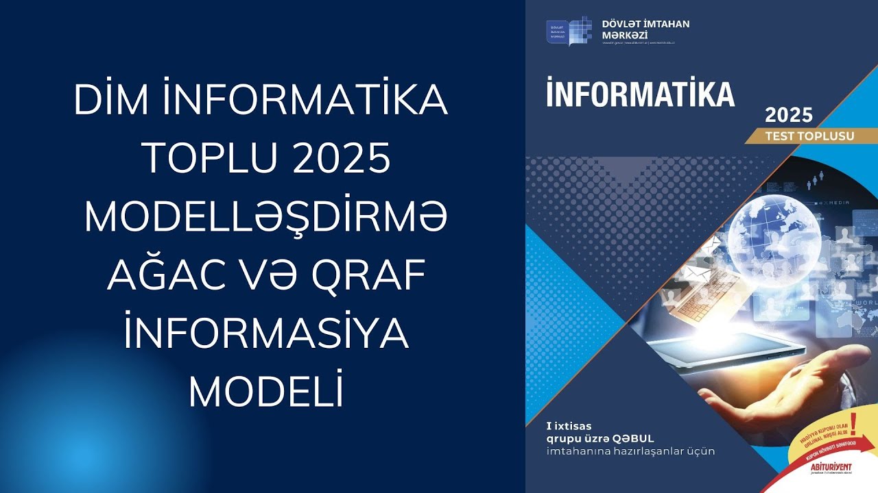DİM İNFORMATİKA TOPLU 2025 Modelləşdirmə.Ağac və qraf informasiya modeli