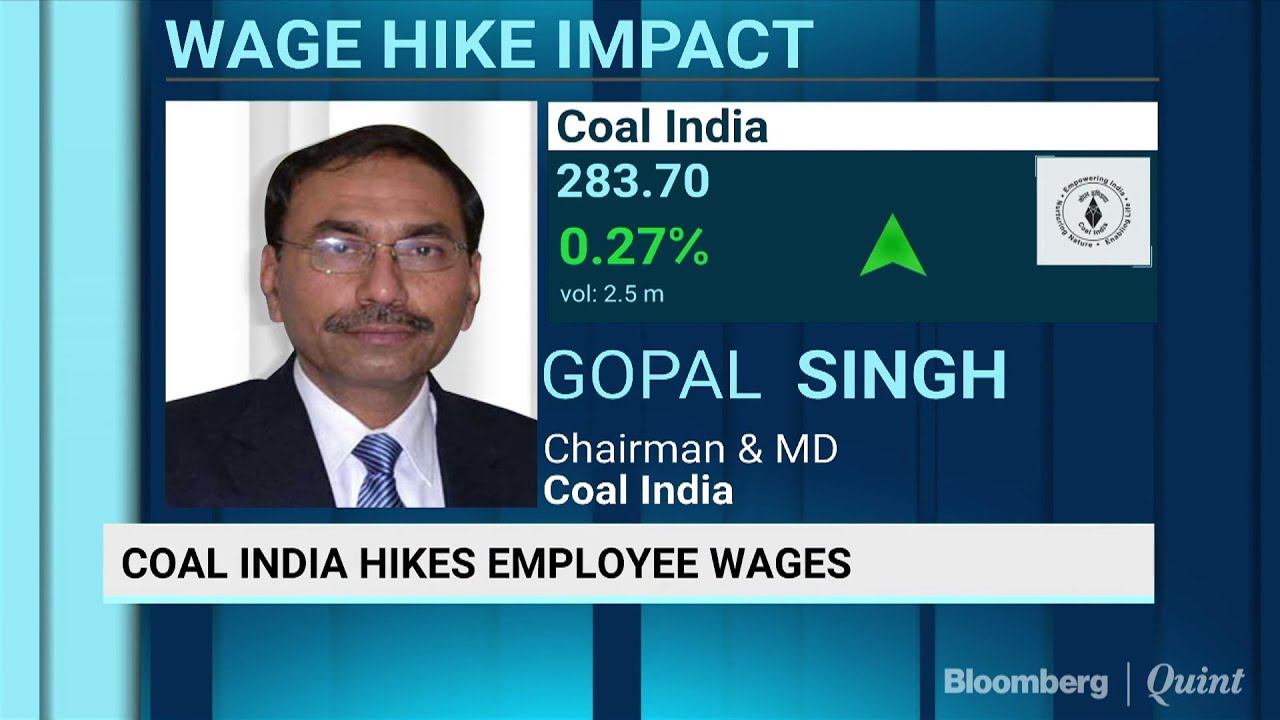 Coal India Signs Salary Increase Deal With Workers Unions