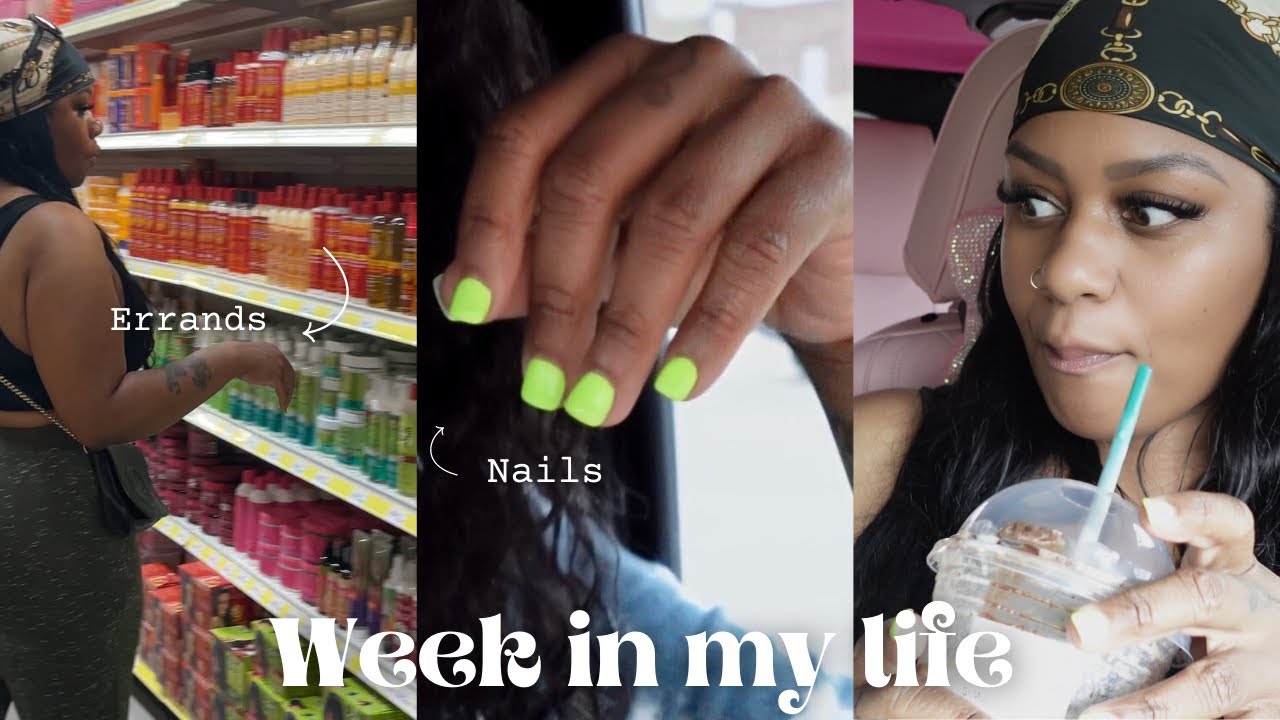 WEEKLY VLOG| CHILL WEEK IN MY LIFE…NAILS+NEW JOB+PREPPING FOR A NIGHT OUT
