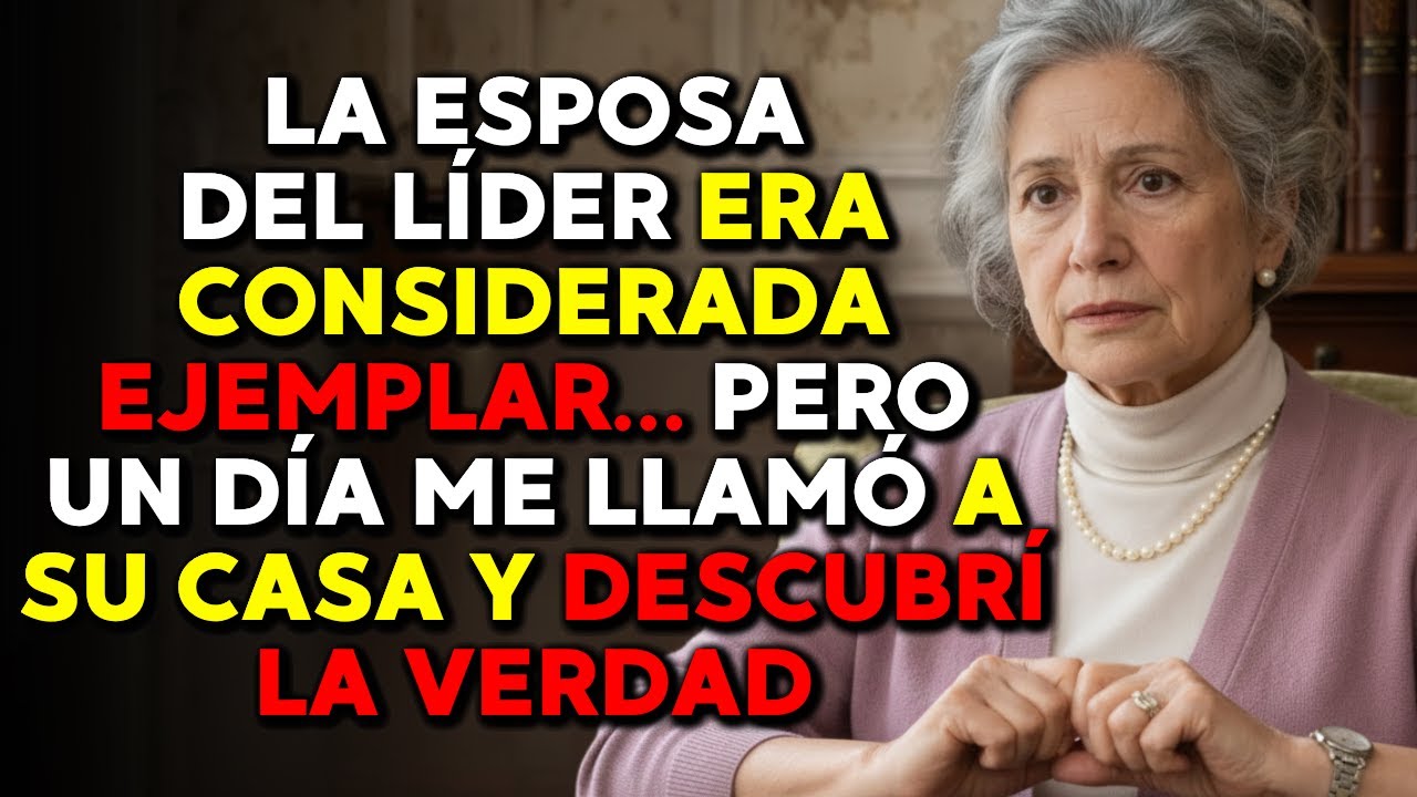 La esposa del líder era considerada ejemplar… pero un día me llamó a su casa y descubrí la verdad