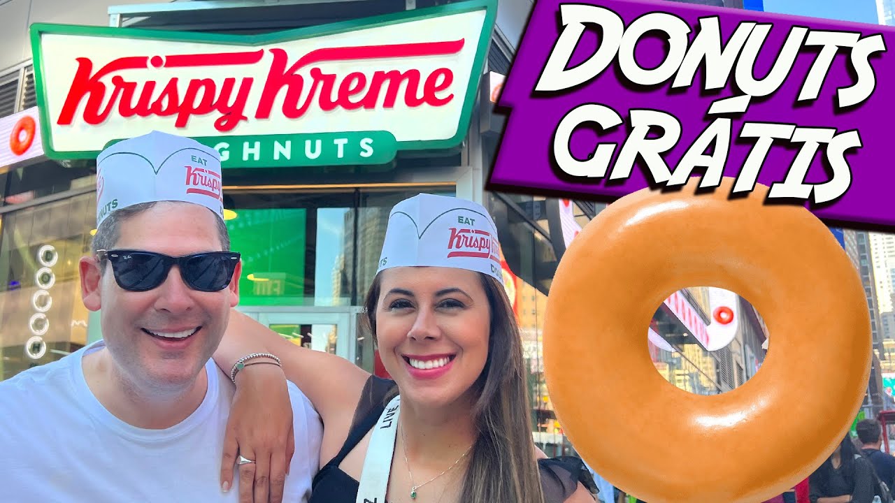 Donuts de Graça no Krispy Kreme