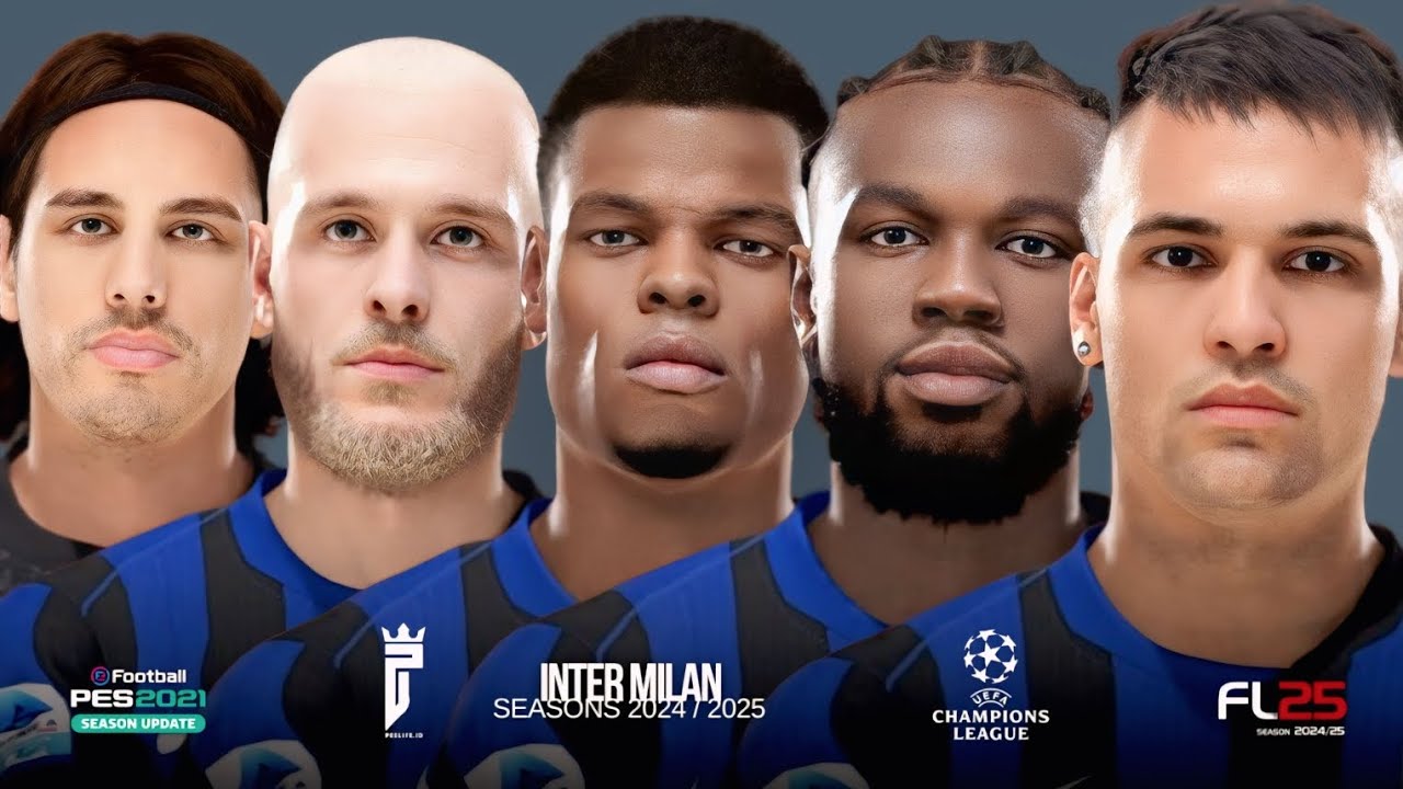 Обновление Facepack Inter Milan для PES 2021 и FL25 (SIDER) для ПК