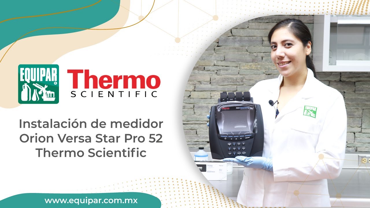 Instalación de medidor Orion Versa Star Pro 52 Thermo Scientific