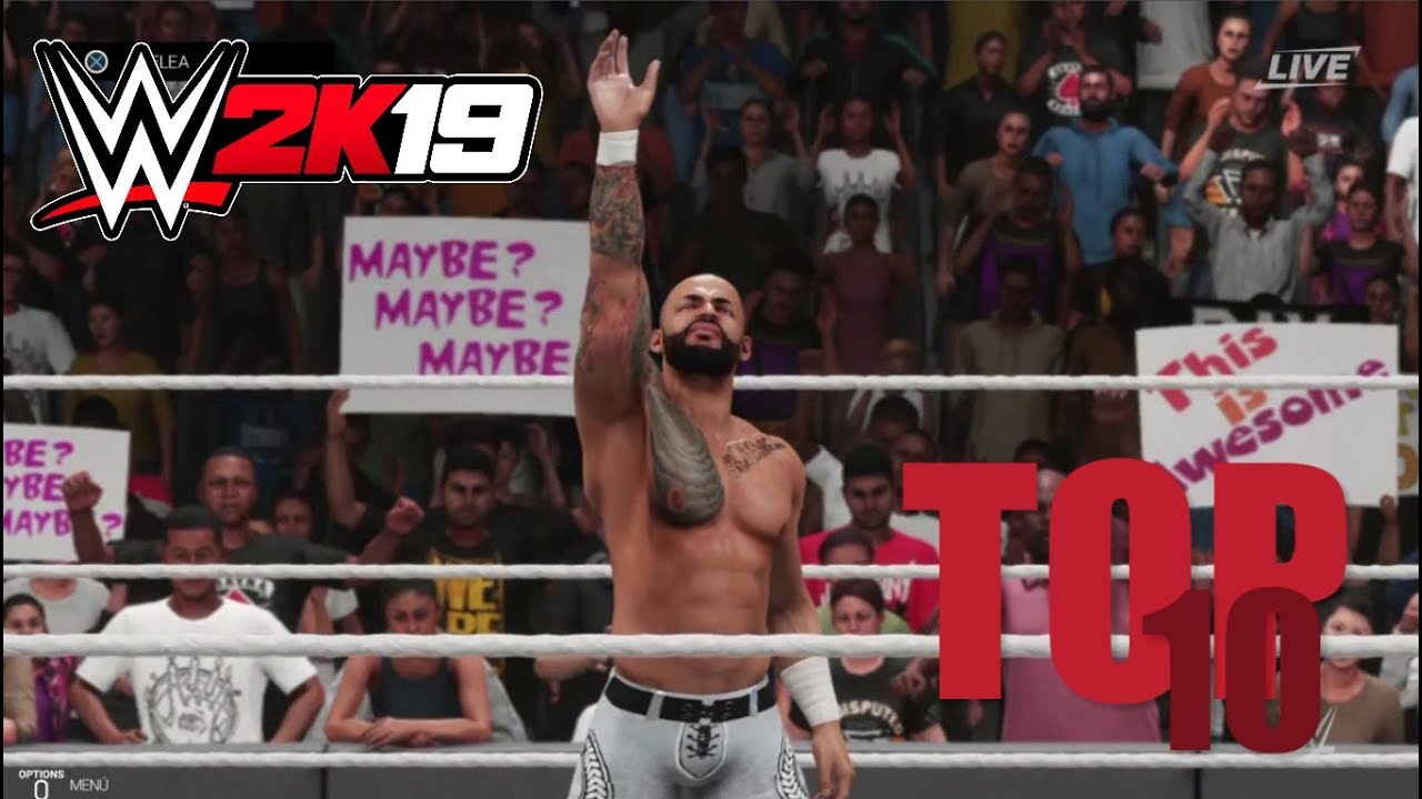 WWE 2K19 - TOP 10 MOVIMIENTOS DE RICOCHET