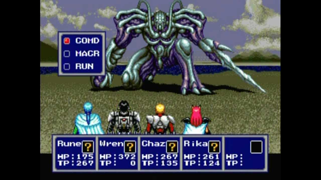 Phantasy Star IV Dark Falz/Dark Force 3 Boss Fight