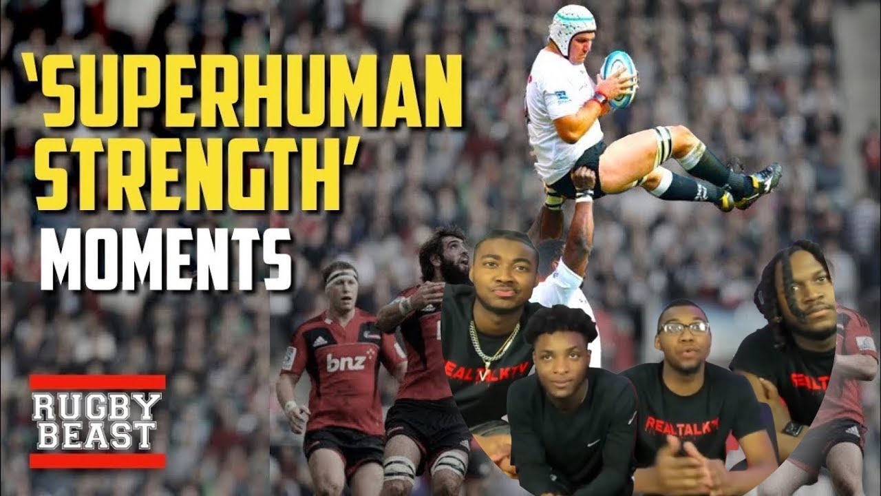 AMERICANS FIRST EVER REACTION TO 'Superhuman' rugby moments