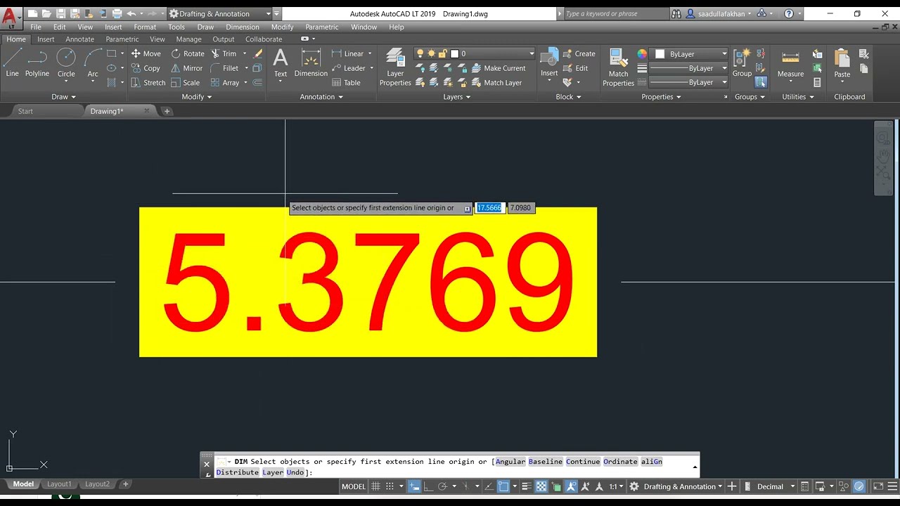 AutoCAD Dimensions | Linear Dimensions | Change Dimensions style and setting