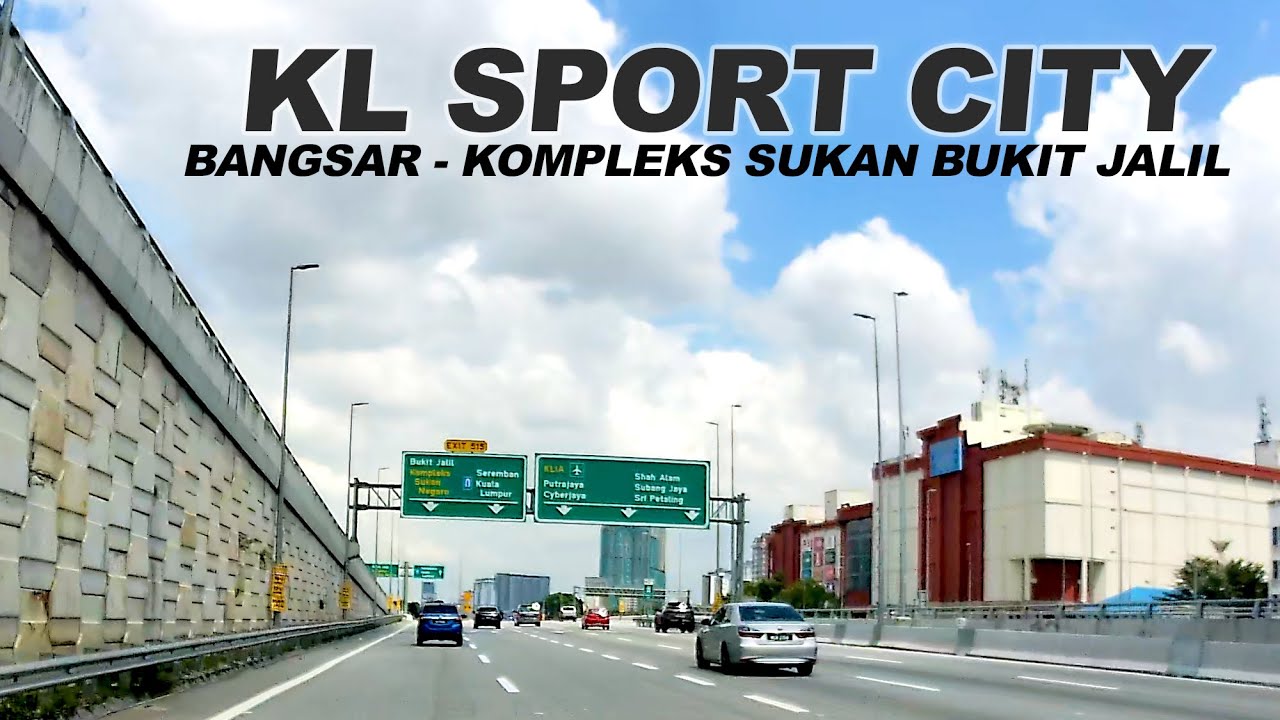 Jalan Pantai Baharu, Lebuhraya NKVE, Pantai Dalam, Lebuhraya KL Seremban, Kompleks Sukan Bukit Jalil