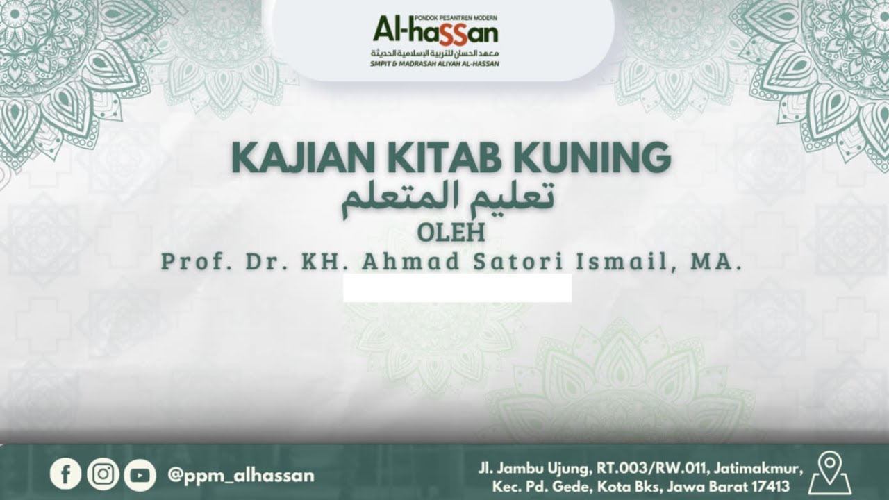 Kajian 40 Hadits Seputar Dzikir dan Do'a