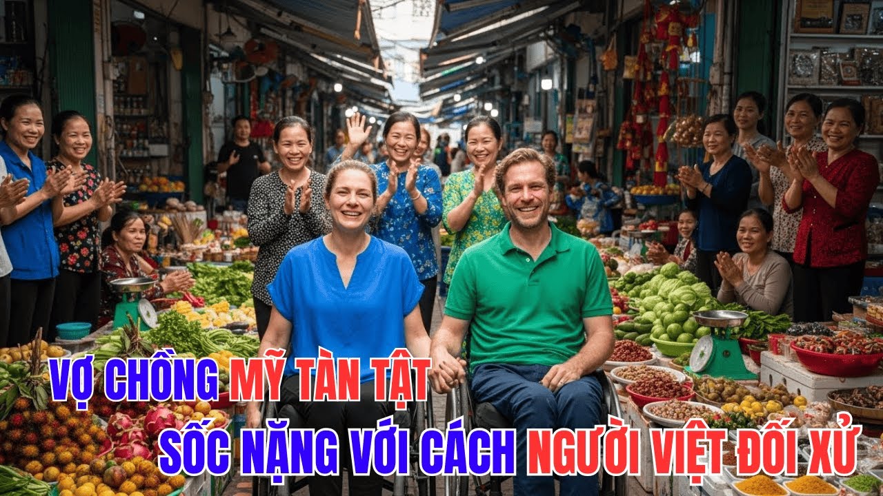 VỢ CHỒNG MỸ NGỒI XE LĂN BỊ XUA ĐUỔI Ở QUÊ NHÀ, NHƯNG Ở VIỆT NAM THÌ ĐƯỢC ĐỐI XỬ NHƯ CON NGƯỜI