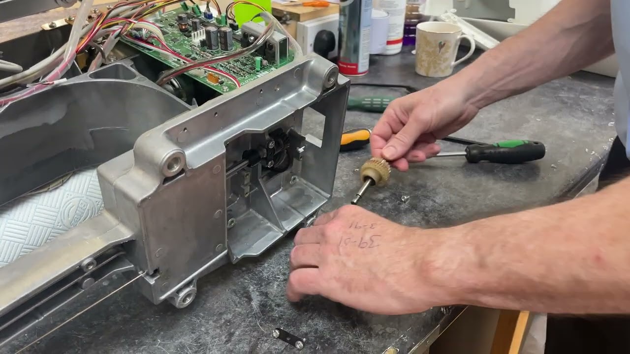 Idle Pulley Gear Change on a Brother PR620