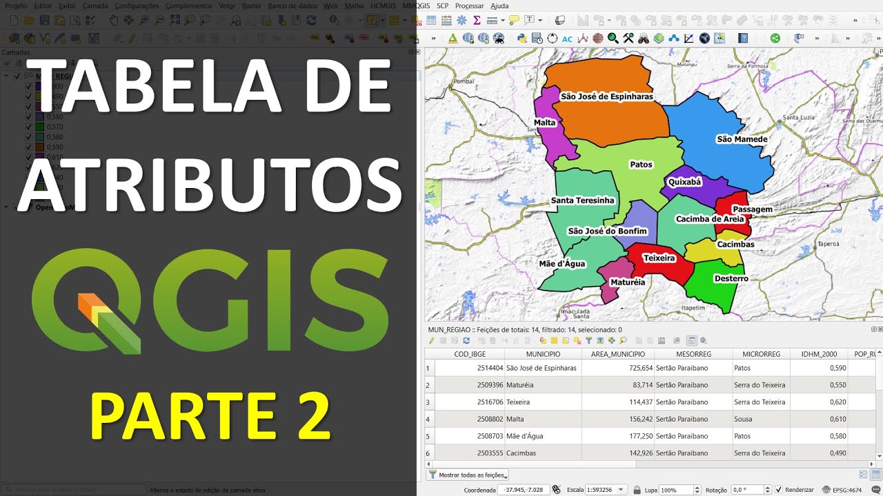 Recursos Úteis do QGIS para Trabalhar com a Tabela Atributos - Parte 2