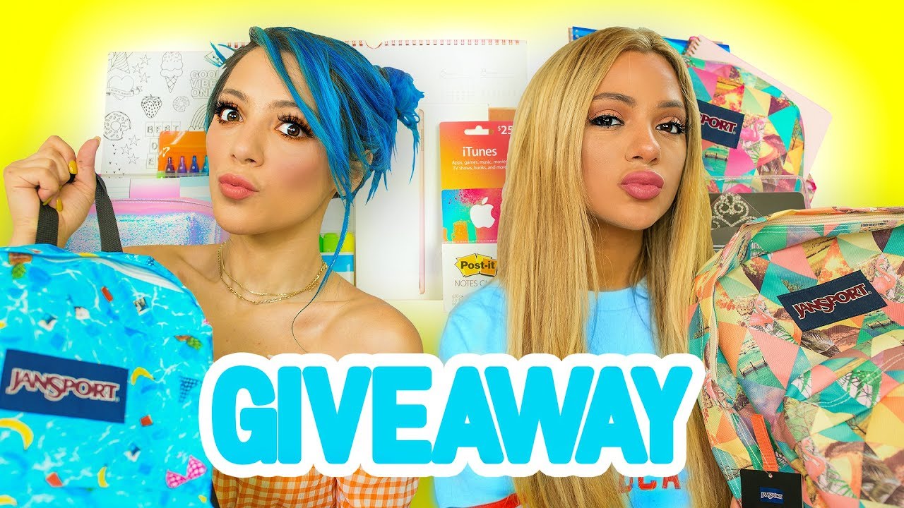 BACK TO SCHOOL Supplies Haul for High School! What's in my Backpack 2017! Niki and Gabi
