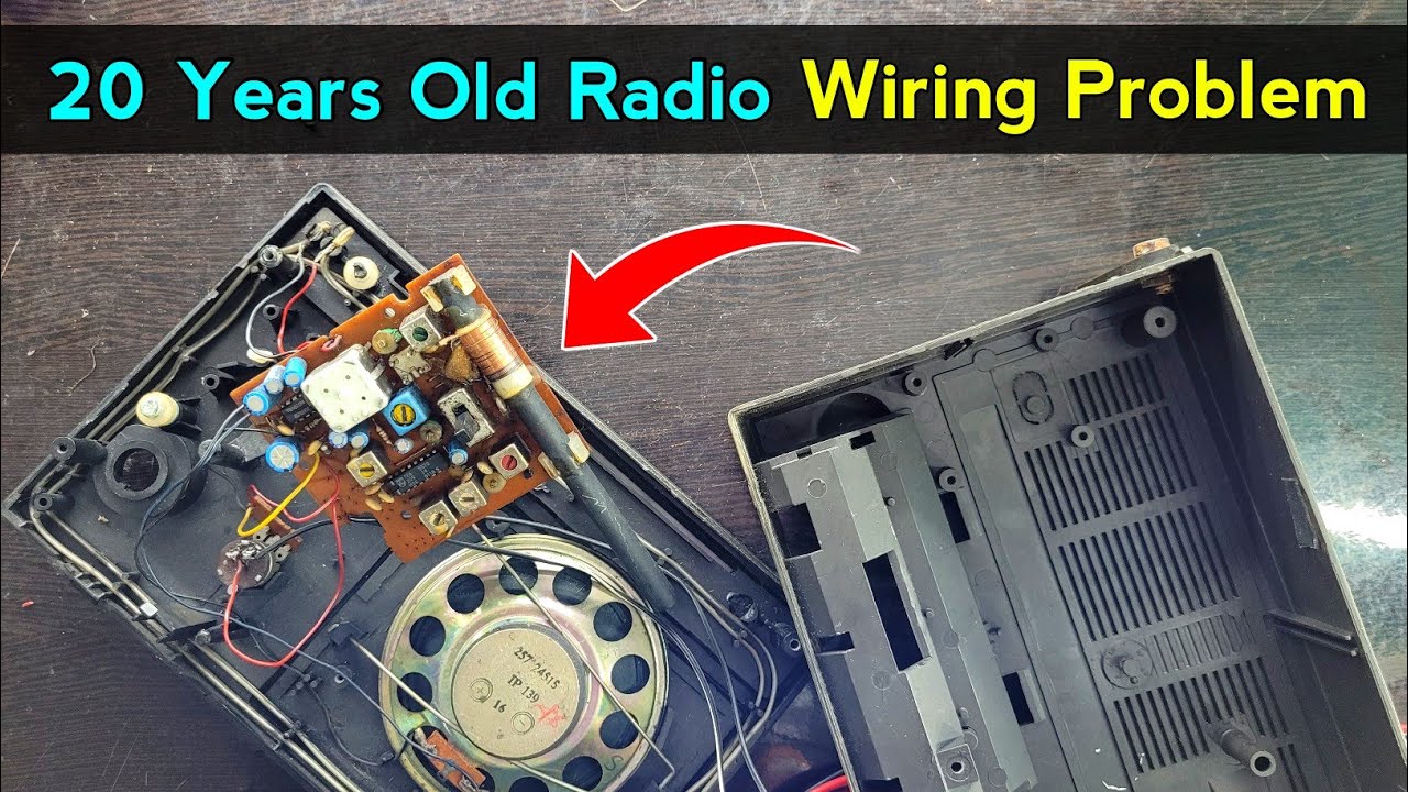 20 Years Old Radio Wiring Problem Solution | Radio repair | Philips radio not working | Radio wiring