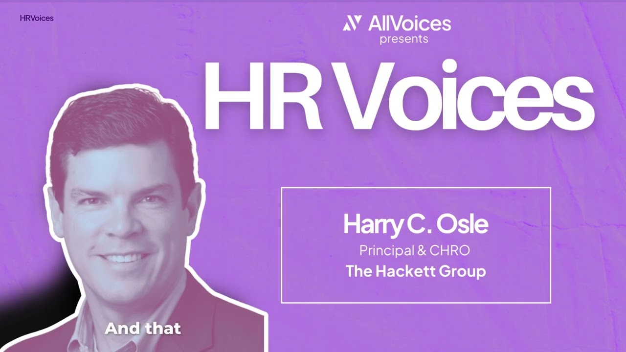 Harry C. Osle, Principal and CHRO at The Hackett Group