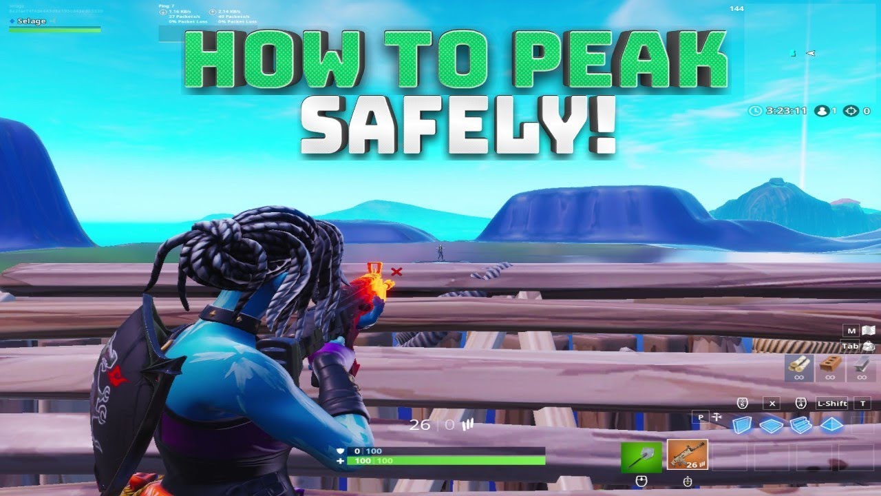 How to Peek Safely & Ghost Peek! - (Fortnite Battle Royale)