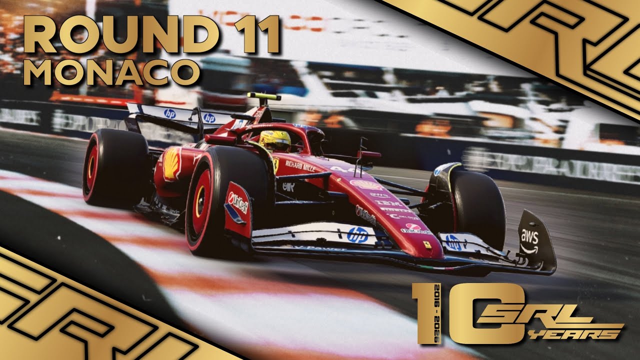 SRL League F1 Season 11 Round 11 Monaco GP | LIVE