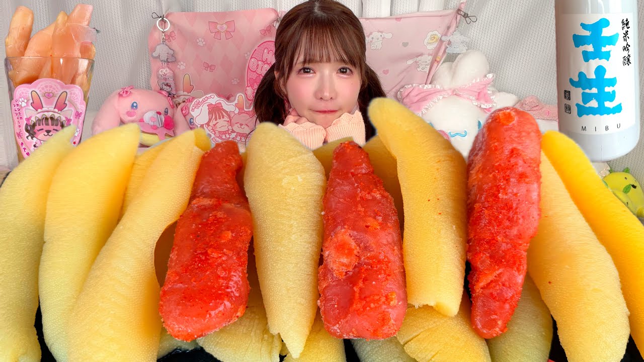 【大食い】数の子明太子【ASMR】