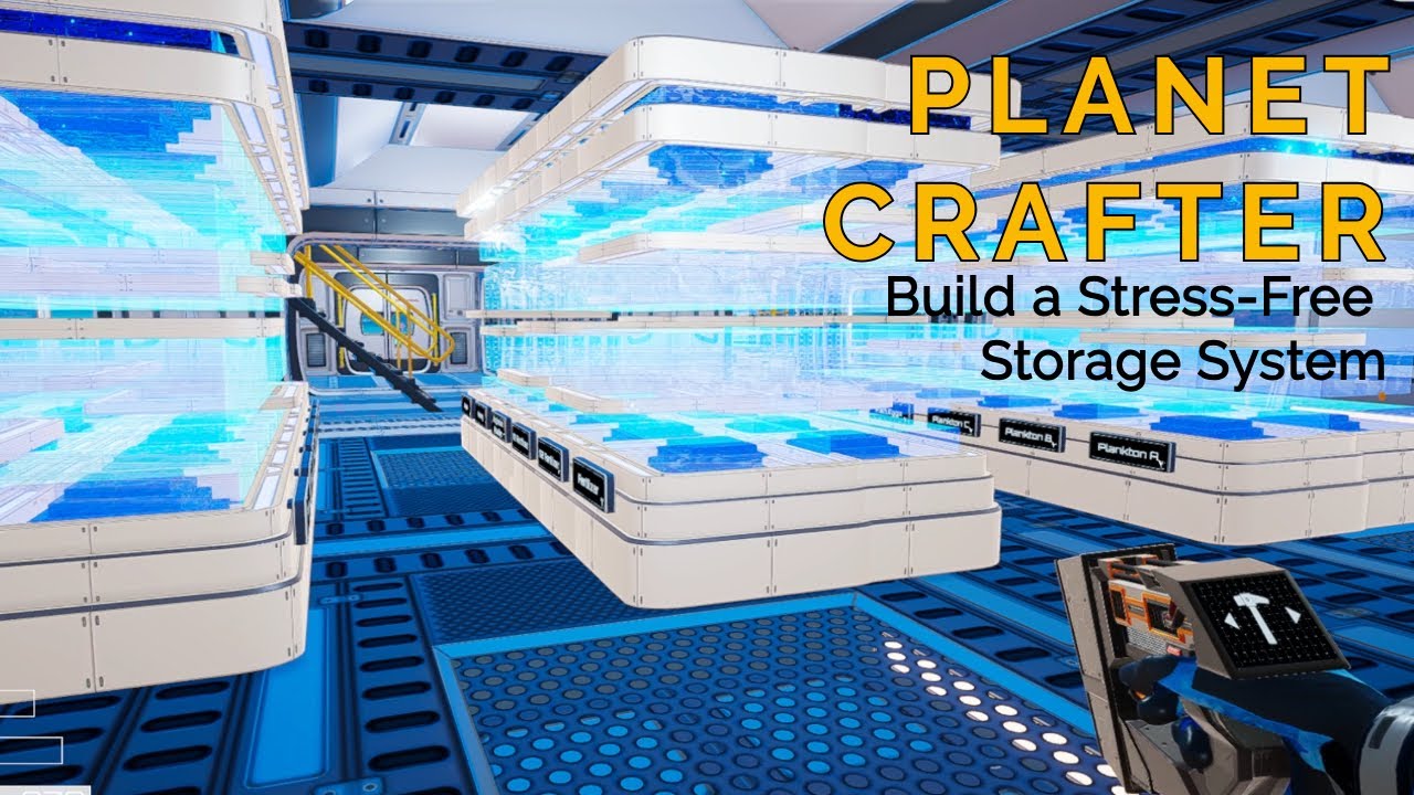 Planet Crafter | My Cozy Storage System Tour & Setup 📦