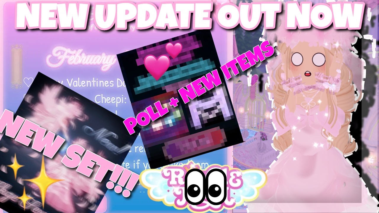 😲 NEW ROYALE HIGH UPDATE👑 | 💕 NEW SET RELEASED - POLL NOW ACTIVE - AND MORE 🏰