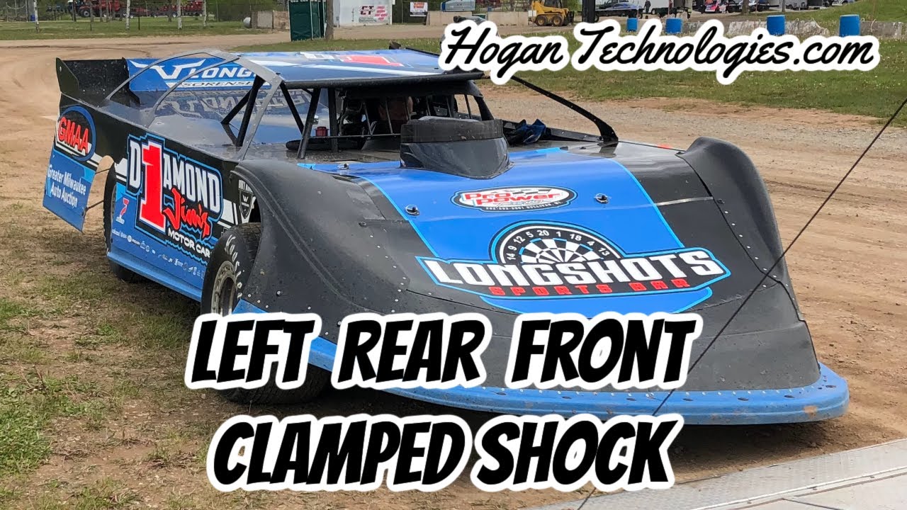 Передний амортизатор Dirt Late Model и Dirt Modified LR с зажимом