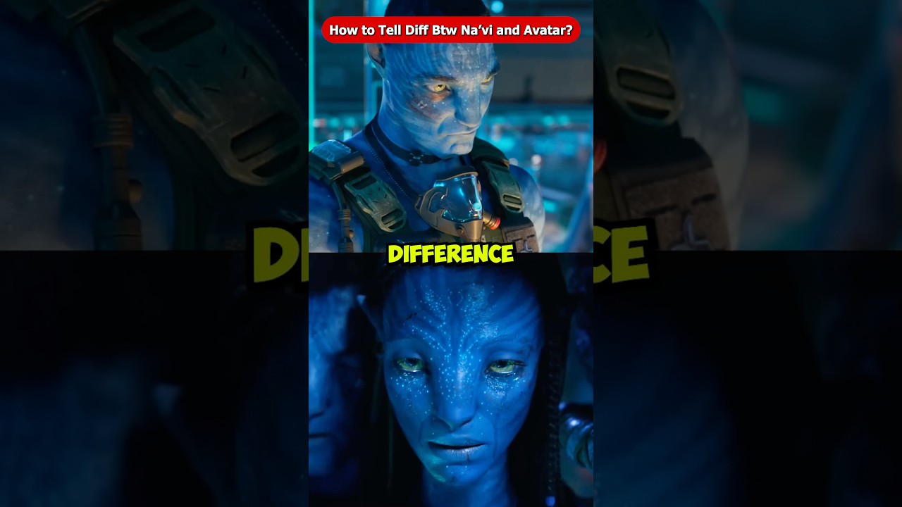 How to Tell a Difference Between a Na&rsquo;vi & an Avatar? #Shorts #Viral Avatar Fire and Ash