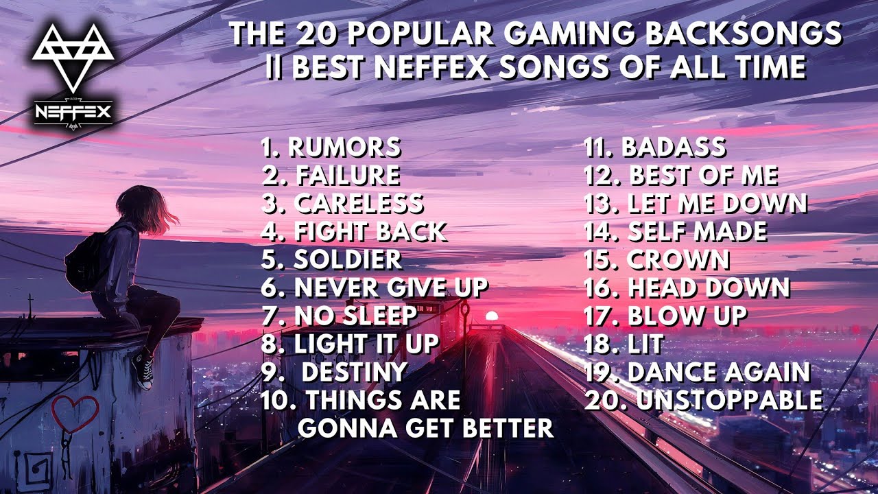 The 20 Popular Gaming Backsongs || Best NEFFEX Songs Of All Time