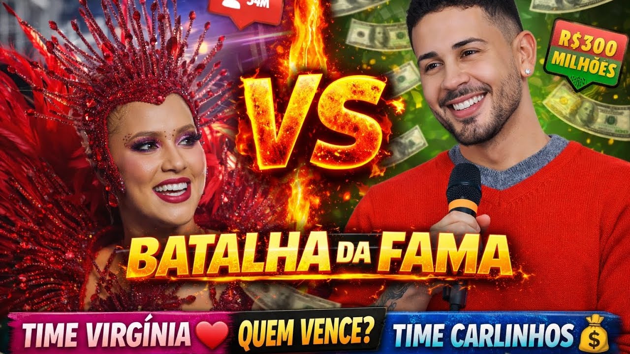 Virgínia Fonseca VS Carlinhos Maia na batalha da fama! Quem vence?