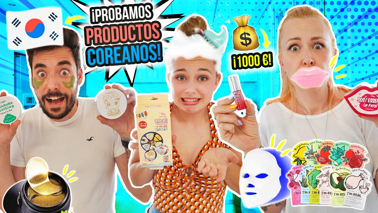 ESPAÑOLES PRUEBAN MÁS DE $1000 DE PRODUCTOS COREANOS RAROS