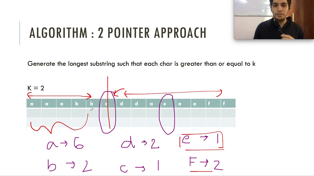 Longest Substring with At Least K Repeating Characters | Leetcode 395 | Nov2020 Day 26 Challeneg