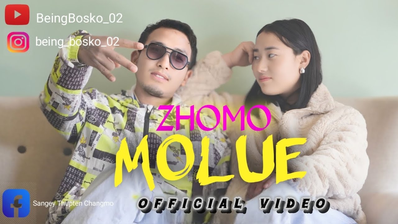 Zhomo Molue ( Official Video ):  BeingBosko Monpa Rapper 😎